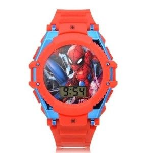 Marvel Spiderman Flashing Watch With Molded Straps